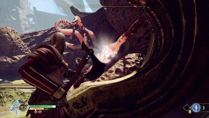 Take the blue crystal and place it on the second pedestal - God of War: The Light of Alfheim - Walkthrough - Walkthrough - God of War Guide