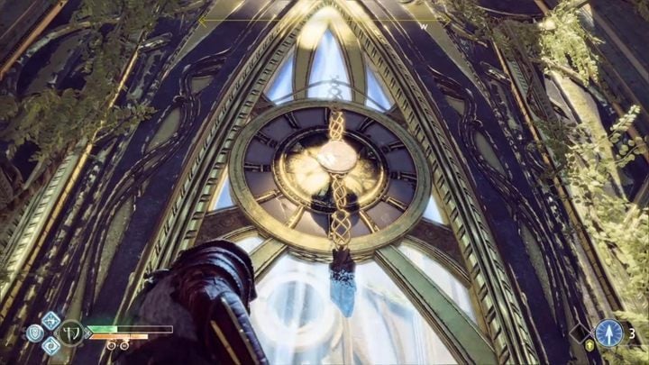 Defeat the enemies, look up and shoot the crystal down - God of War: The Light of Alfheim - Walkthrough - Walkthrough - God of War Guide