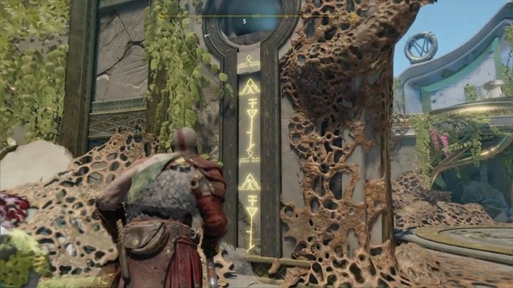 After youve opened the chest, you can transfer the crystal over to the unlocked gap - God of War: The Light of Alfheim - Walkthrough - Walkthrough - God of War Guide