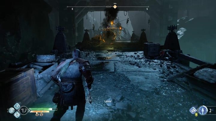 You will reveal a hidden passage - go through it - God of War: Inside the Mountain - Walkthrough - Walkthrough - God of War Guide