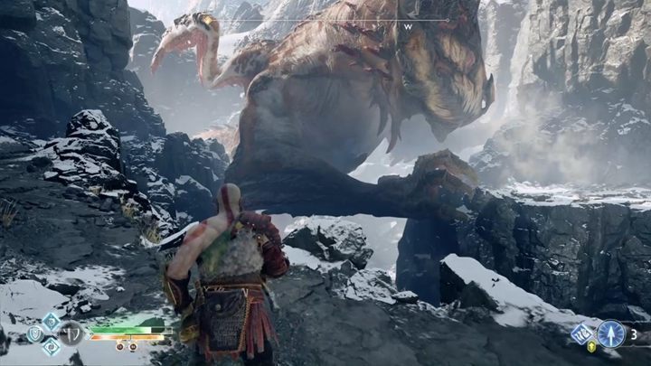 Go through the narrow passage and repeat the trick with the crystal - God of War: Inside the Mountain - Walkthrough - Walkthrough - God of War Guide