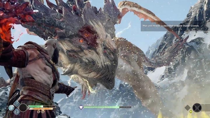 It is time for the actual fight - God of War: Inside the Mountain - Walkthrough - Walkthrough - God of War Guide