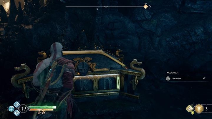 In this location, you will find numerous new secrets, which include the Nornir chest - if you want to 100% the game, look at the chapter devoted to The River Pass - God of War: A New Destination - Walkthrough - Walkthrough - God of War Guide