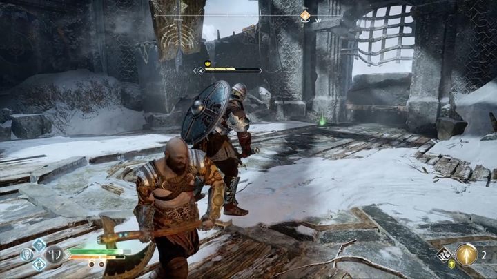 You reach a door - open it and face a Traveller (a new and powerful enemy) - God of War: The Magic Chisel - Walkthrough - Walkthrough - God of War Guide