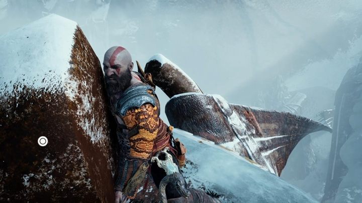 Approach the chain on the top and throw it down to release the hammer - God of War: The Magic Chisel - Walkthrough - Walkthrough - God of War Guide