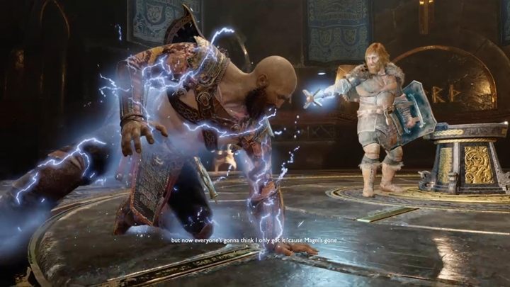 Approach the bowl with sand - one of the Thors sons will appear - God of War: Behind the lock - Walkthrough - Walkthrough - God of War Guide