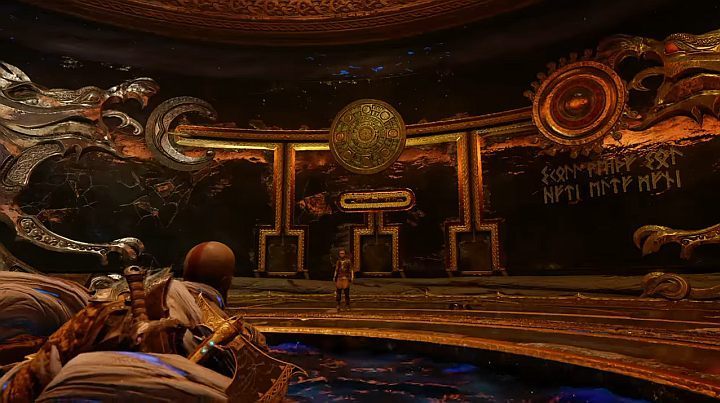 The premise of this puzzle is to get the following result - God of War: The Black Rune - Walkthrough - Walkthrough - God of War Guide