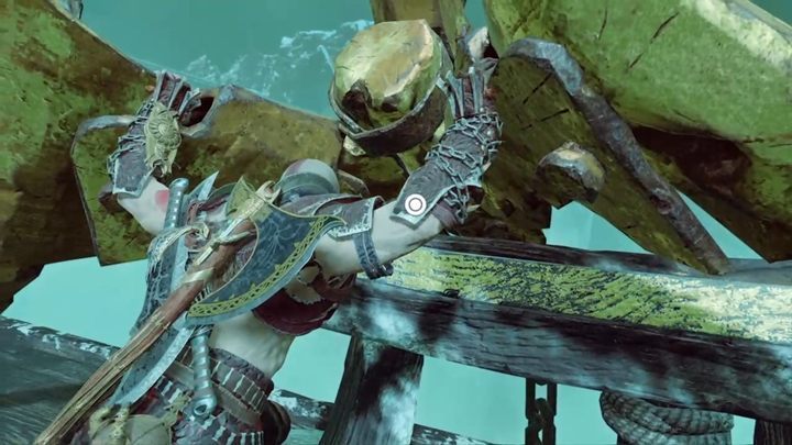From time to time the enemies will shoot anchors at your ship - God of War: Escape from Helheim - Walkthrough - Walkthrough - God of War Guide
