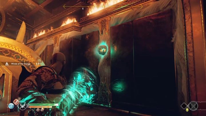 Capture the Winds of Hel and place them in the sphere on the right, next to another set of traps - God of War: A Path to Jotunheim - Walkthrough - Walkthrough - God of War Guide