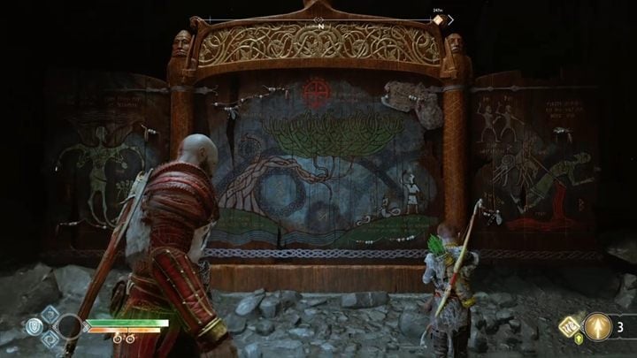 When you can obtain: During the mission Inside the Mountain - God of War: More than Myth - Jotnar hidden shrines - list of all - Labours - God of War Guide