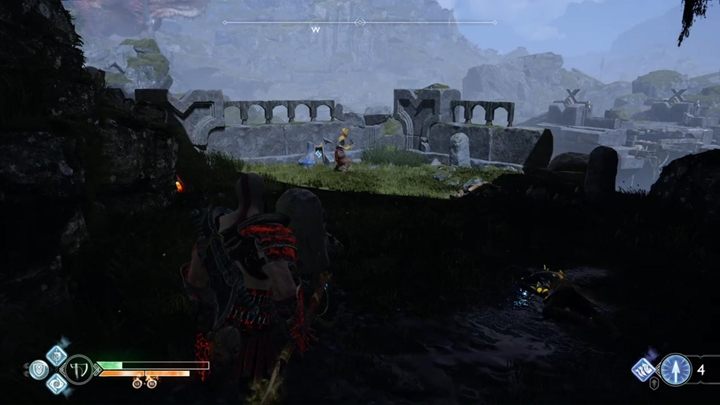 The third altar is behind the gate that you must open first - God of War: Free dragons - list, all altars - Labours - God of War Guide