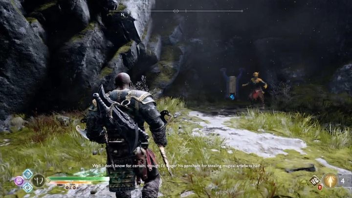 The second altar is a bit further - its hard to miss it - God of War: Free dragons - list, all altars - Labours - God of War Guide