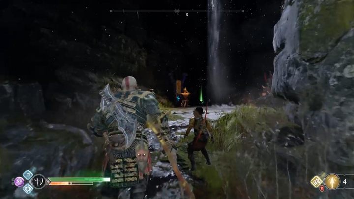 The third one is in a different spot - you must climb the rock and enter the cave - God of War: Free dragons - list, all altars - Labours - God of War Guide