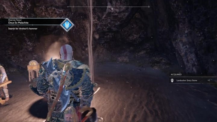 Commentary: You must go to Landsuther Mines and find the hammer for Brok - God of War: Favors - list of all quests, walkthrough - Side quests and challenges - God of War Guide