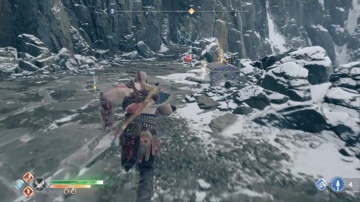 The first fragment can be found in the chest near the entrance to the summit in the Mountain location - God of War: Niflheim Guide - Side quests and challenges - God of War Guide