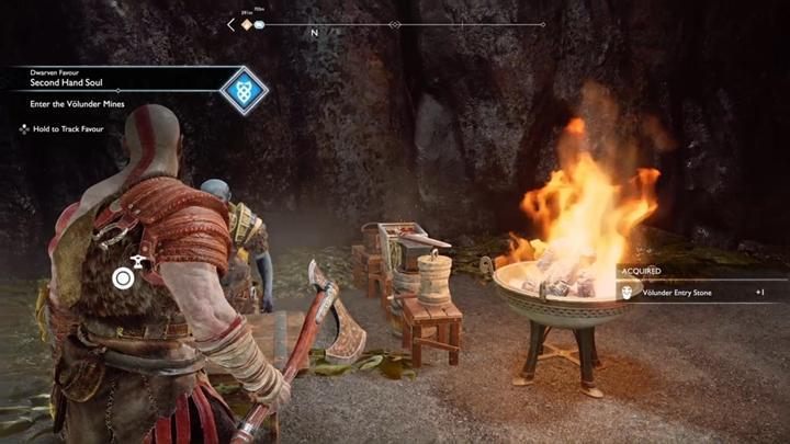 Commentary: Here, you will receive the Second Hand Soul quest - God of War: Volunder Mines - all collectibles list - Shores of Nine - God of War Guide