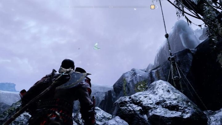 Commentary: The Raven is flying near the mystic gateway - God of War: Volunder Mines - all collectibles list - Shores of Nine - God of War Guide