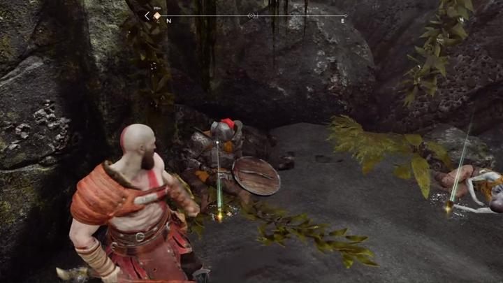 Commentary: You find it on the knights corpse, close to the red chest - God of War: Stone Falls - all collectibles list - Shores of Nine - God of War Guide