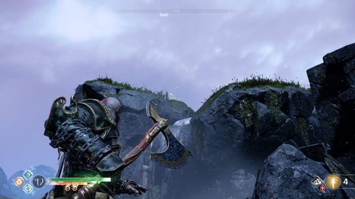 Commentary: You will find it on the cliff - God of War: Stone Falls - all collectibles list - Shores of Nine - God of War Guide
