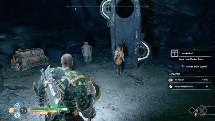 Lore Marker 1 - God of War: Northri Stronghold - all collectibles list - Shores of Nine - God of War Guide