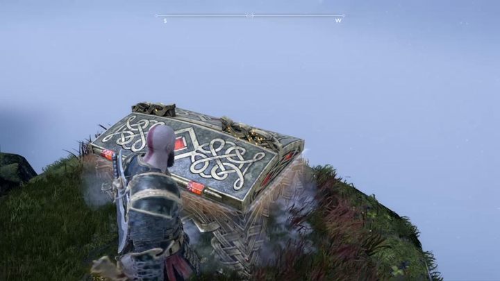 Commentary: The chests are past the gate that you opened with three fragments of a key - God of War: Konunsgard - all collectibles list - Shores of Nine - God of War Guide