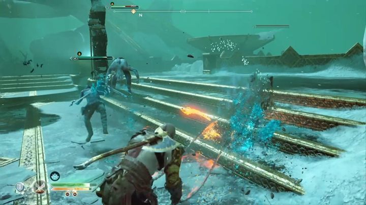 The confrontation with the Bridge Keeper takes place during his first visit to Helheim, the realm of the dead - God of War: The Bridge Keeper of Helheim - boss, how to beat? - Bosses - God of War Guide