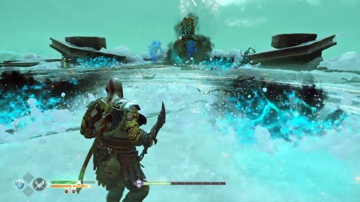 The fight with the Bridge Keeper resembles the encounters with trolls - God of War: The Bridge Keeper of Helheim - boss, how to beat? - Bosses - God of War Guide