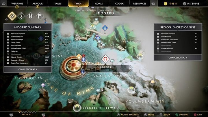 Youll often return to the Shores of Nine - as time goes by, the location will discover more and more secrets. - God of War: Beginners Guide & Tips - Basics - God of War Guide