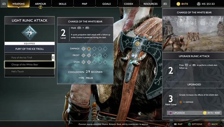 Wherever possible, upgrade weapons and armor. When you are lacking materials, remember that you can buy a lot of raw materials from the blacksmith. - God of War: Beginners Guide & Tips - Basics - God of War Guide