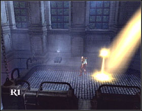 Dive ([]) and smash through the barricade (R1) - God of War 2: Rhodes - Walkthrough - God of War 2 Game Guide & Walkthrough