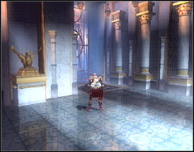 Take blue orbs from a chest and go through the gate - God of War 2: Rhodes - Walkthrough - God of War 2 Game Guide & Walkthrough