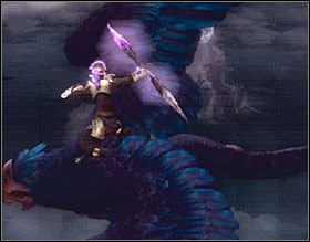 Fly through the cave, keeping away from the bat-like creatures - God of War 2: Lair of the Titan - Walkthrough - God of War 2 Game Guide & Walkthrough