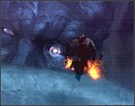 Go back to the stone platform that leads you straight before the Titans gigantic face - God of War 2: Lair of the Titan - Walkthrough - God of War 2 Game Guide & Walkthrough