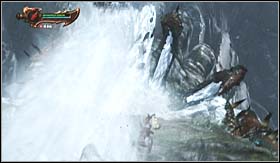 Continue forward (eliminating some more enemies while youre at it) until you get attacked by a water horse - Walkthrough - Gaia | Walkthrough - Walkthrough - God of War 3 Game Guide & Walkthrough