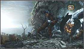 Once you deal enough damage again, another QTE will start - Walkthrough - Mount Olympus | Walkthrough - Walkthrough - God of War 3 Game Guide & Walkthrough