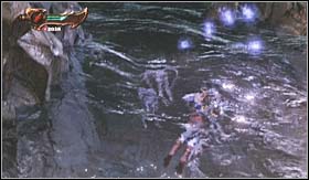 During the bath with the other convicts souls youll lose all your powers - Walkthrough - River Styx | Walkthrough - Walkthrough - God of War 3 Game Guide & Walkthrough