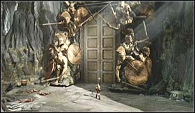 This way you will arrive at a closed door - Walkthrough - The City of Olympia | Walkthrough - Walkthrough - God of War 3 Game Guide & Walkthrough