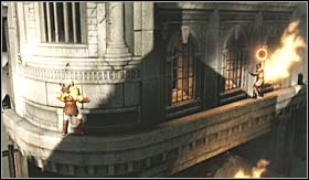 After getting outside go through the bridge and go up the ladder on the other side - Walkthrough - The City of Olympia | Walkthrough - Walkthrough - God of War 3 Game Guide & Walkthrough