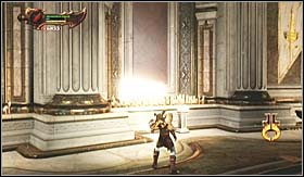 Eventually you will arrive at a room with the Pandoras box in the middle - The Flame of Olympus | Walkthrough - Walkthrough - God of War 3 Game Guide & Walkthrough