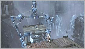 Go along it, eliminating the undeads, until you reach a big crane [RS] - Walkthrough - Olympian Citadel | Walkthrough - Walkthrough - God of War 3 Game Guide & Walkthrough