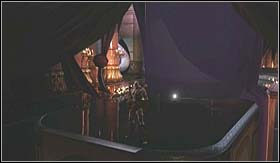 The most precious item is hidden on a barely visible platform behind Aphrodites bed - Walkthrough - Aphrodites Chamber | Walkthrough - Walkthrough - God of War 3 Game Guide & Walkthrough