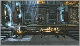 After entering the building, go through the corridor and enter Daedalus workshop - Walkthrough - Daedalus Workshop | Walkthrough - Walkthrough - God of War 3 Game Guide & Walkthrough