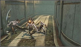 Inside of it you will be attacked by a new type of enemy - the Satyr - Walkthrough - Heras Garden | Walkthrough - Walkthrough - God of War 3 Game Guide & Walkthrough