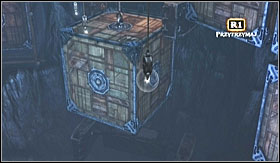 Interact with the next switch and afterwards do a couple jumps with hitting grapple points - Walkthrough - The Caverns part 2 | Walkthrough - Walkthrough - God of War 3 Game Guide & Walkthrough