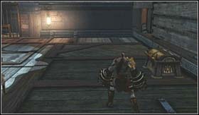 After the fight, collect the chests hidden on both sides of the room - Walkthrough - The Labyrinth | Walkthrough - Walkthrough - God of War 3 Game Guide & Walkthrough