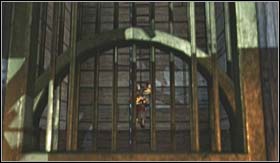 Go through the opened grating, grab the ladder and head up - Trophies - aMAZEd - secret trophy | Trophies - Trophies - God of War 3 Game Guide & Walkthrough