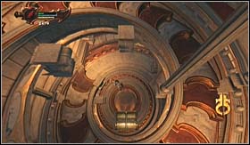 During the second trip through the corridors in the Flame of Olympus level, you will ended up in the very long corridor - Trophies - Gorgon Eyes | Trophies - Trophies - God of War 3 Game Guide & Walkthrough