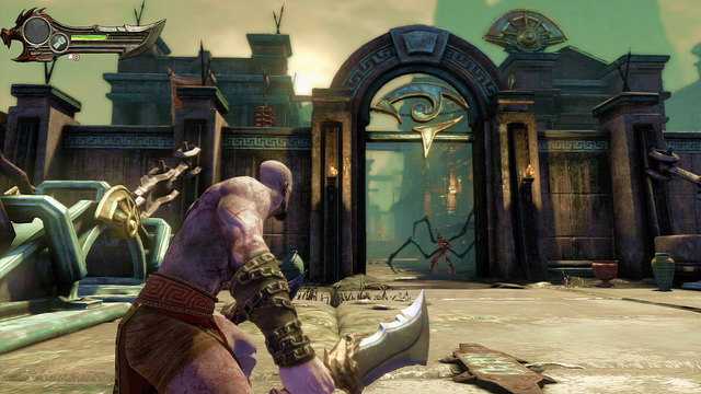 When Kratos gets out of chains and lands on the ground, the pursue of Fury begins - Chasing the Fury - Chapter 1: Prison of the Damned - God of War: Ascension - Game Guide and Walkthrough