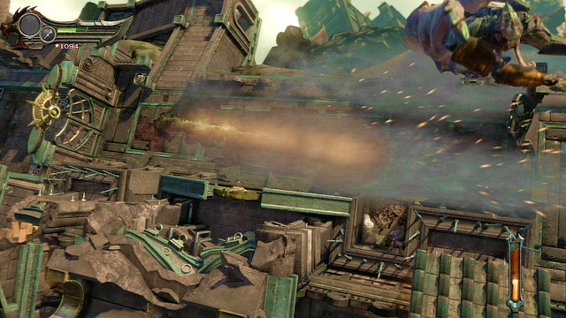 After that, the second part of fight begins - Fight with Hand of Hecatonchire - Chapter 1: Prison of the Damned - God of War: Ascension - Game Guide and Walkthrough