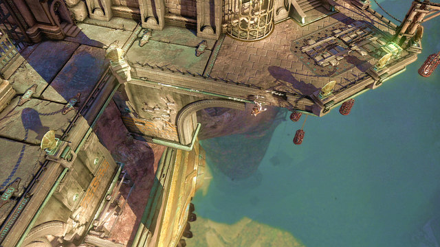 After getting onto a terrace, use green chest - Walkthrough - Chapter 2: Sewer - God of War: Ascension - Game Guide and Walkthrough